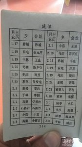 新乡市延津县会谱 