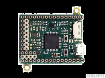 用寄存器控制pyboard的LED 