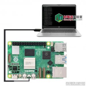 使用 USB 转 UART 串行线登录树莓派 5 