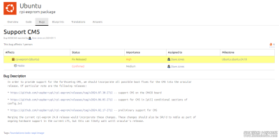 Ubuntu 24.10 正在为树莓派 CM5 做适配 