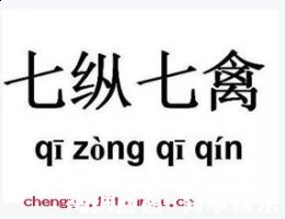 七纵七禽的故事 - 七纵七禽典故 - 成语故事 